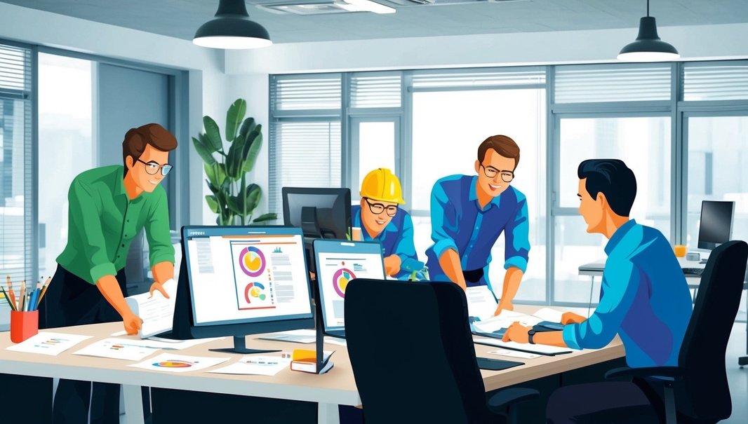 Tim Rekayasa CV. Teknik Jaya Utama mendiskusikan rancangan teknis